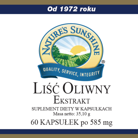 Olive Leaf - Ekstrakt (60 kaps.)